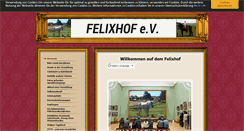 Desktop Screenshot of felixhof.de